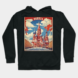 Central Russia Vintage Tourism Poster Hoodie